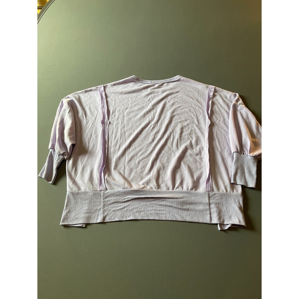 Hailey and Co Oversized Top with Slit Details in Purple Small - Picture 5 of 10